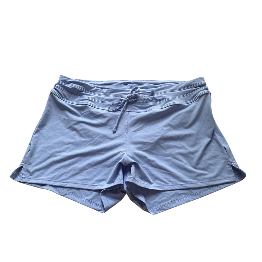 Athleta Lahaina Women’s Swim Shorts Blue Size S | Built-In Liner